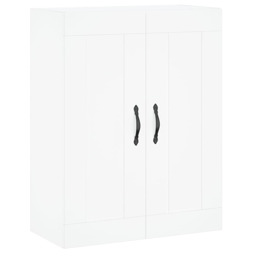 Highboard White 69.5 x 34 x 180 cm Particleboard