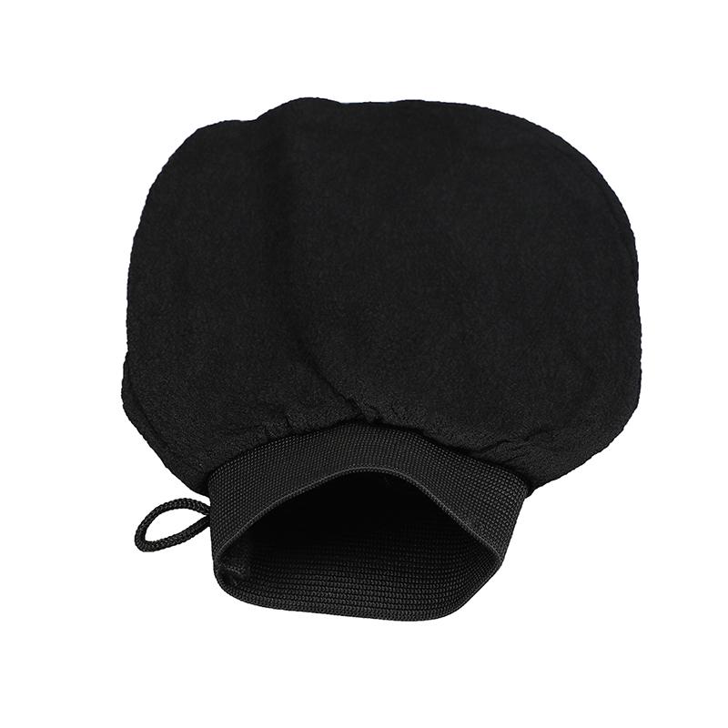 Black Moroccan Hammam Scrub Mitt,Magic Peeling Glove,Exfoliating Bath Gloves