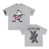 T-shirt Mgk X Cleveland Browns Stile Uguale del Cantante Mgk Manica Alta Qualità 100% Cotone Top Comodi Harajuku T-shirt Estiva