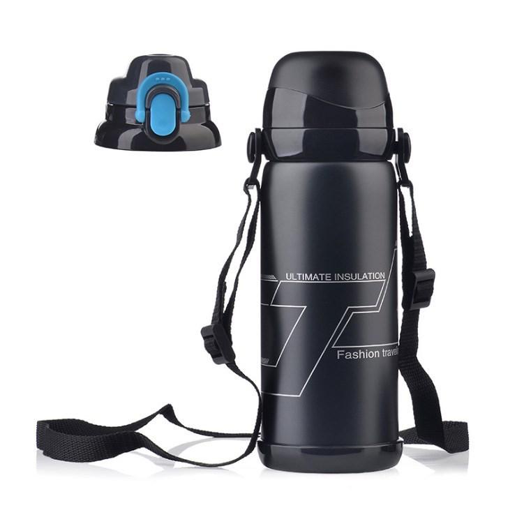 

800 мл термос из нержавеющей стали с двойными стенками и вакуумной изоляцией, термочайник для занятий спортом на открытом воздухе с портативным дизайном