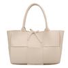 Large bag women's new textured shoulder bag large capacity woven tote bag portable women's bag