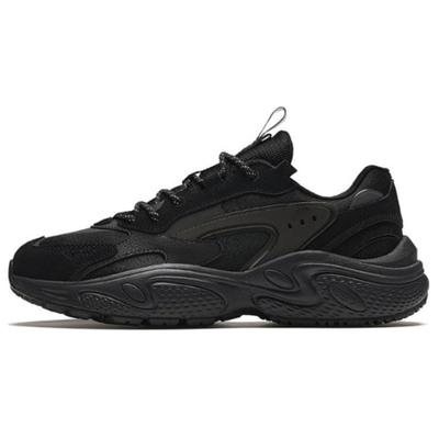 Cushioning Wear-Resistant Low-Top Casual Shoes Men's Black Sneakers 112428853-2