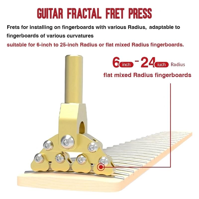 Electric Musical Instrument Pushers Repair Tool Guitar Fractals Pushers Guitar Thread Installation Pressure Head