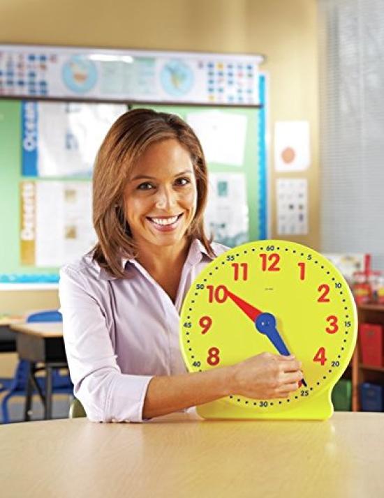 Learning Resources Classroom Authentic Clock, 34cm, LSP2094-J,