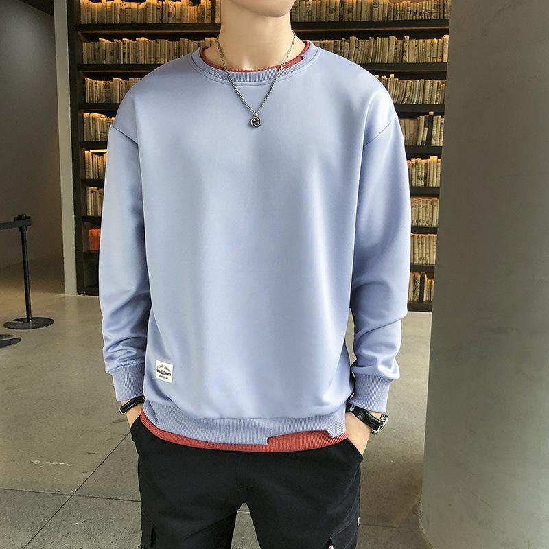 Spring Models Men's Long-sleeved Trend Men's Long-sleeved Korean Version of The Casual Loose Type Tide Long-sleeved Men's Sweater