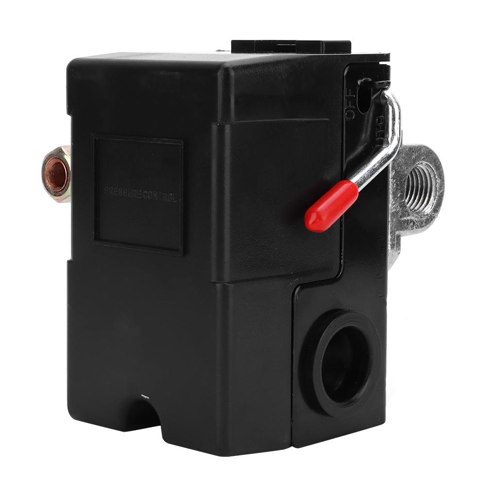 4 Hole Automatic Pressure Switch Control Valve G1 4  75 120psi 220V for Air Compressor
