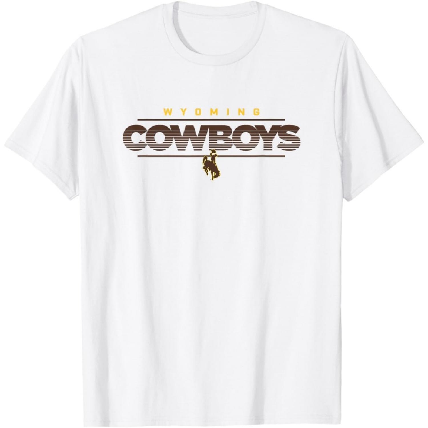 Wyoming Cowboys Apparel Block Fade T-Shirt S