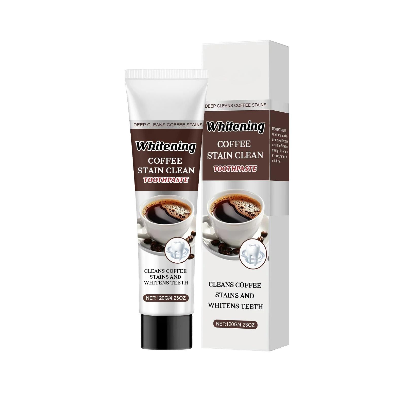 

Coffee Stain Removal Toothpaste Whiten Tooth Remover Plaque Improve Bad Breath Protect Enamel Dental Bleach Brighten Toothpaste 1pc