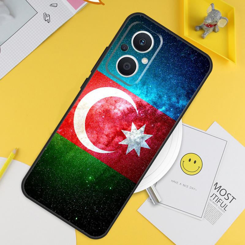 Azerbaijan Flag For OPPO Reno 8T 11F 12F 13F 14F 7 8 Lite 10 11 12 13 14 Pro OPPO Find X9 X8 X5 X6 Pro Case OPPO Reno8 5G
