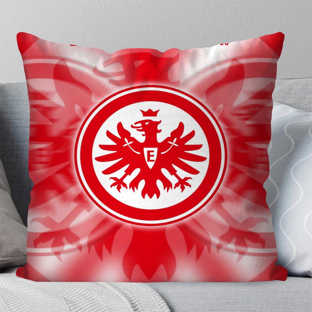 

E-Eintracht-F-Frankfurt Pillow Case Square Pillow Bedroom Sofa Leisure Comfort Cushion Car Living Room Home Decoration 40X40 16x16Inch