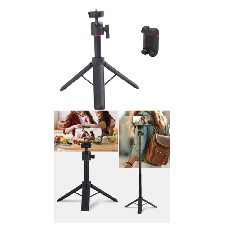Handheld Tripod for Phones and Cameras Aluminum Ballhead 360°Rotation Universal Mount for Tablets Phone