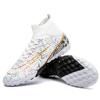 Football Shoes Men's Long Nails Fg High-top Fly-woven Women's Broken Nails Tf Youth Student Sports Shoes Training Shoes