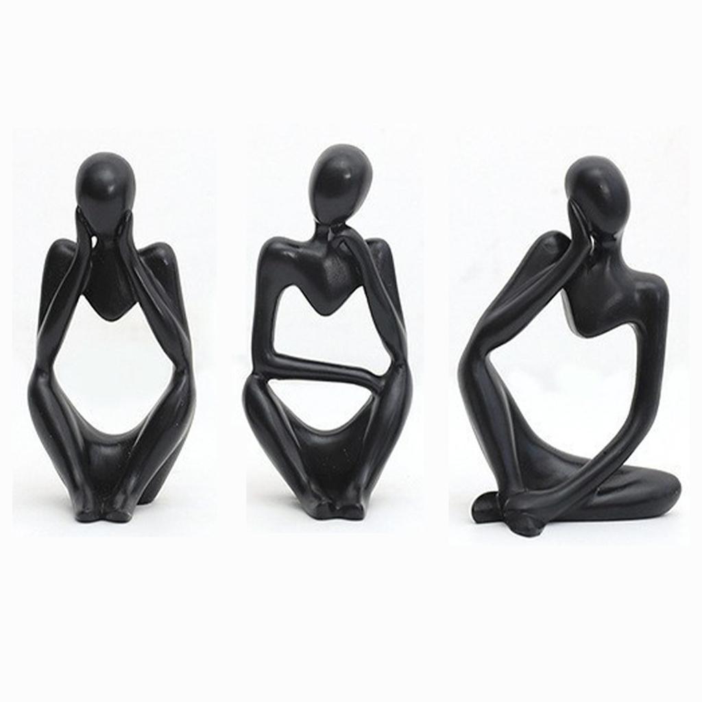 Abstract Yoga Figure Desktop Ornament Nordic Style Creative Home Decor