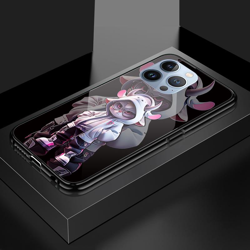 Pouzdro na telefon z tvrzeného skla pro Huawei P30Lite Honor 90Lite 9X X6A X9B Infinix Hot40 Note30 Tecno Spark20 Moto G15 G22 Měkký okraj Nárazuvzdorný Hladký kryt