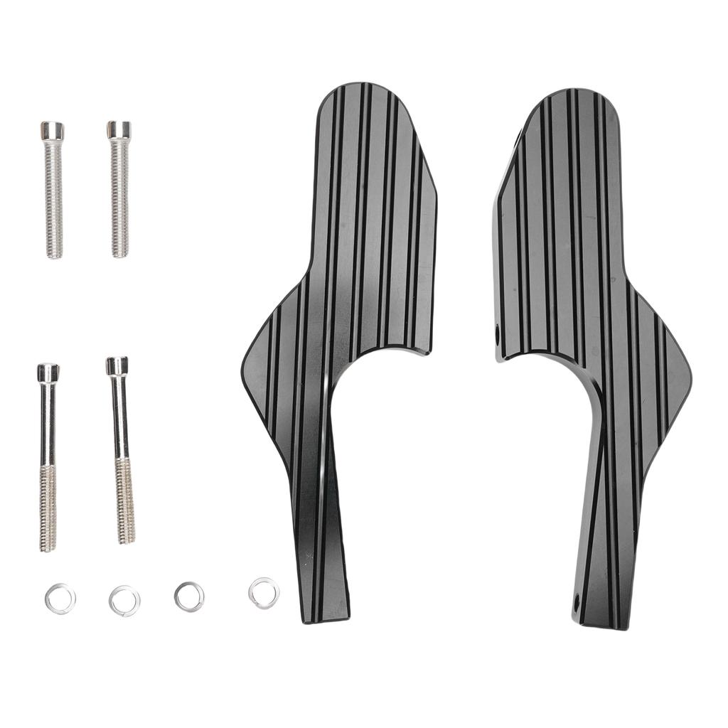 Passenger Foot Peg Extensions Aluminum Alloy Motorcycle Passenger Foot Pedals Extender Replacement for GT 125 200 GTS