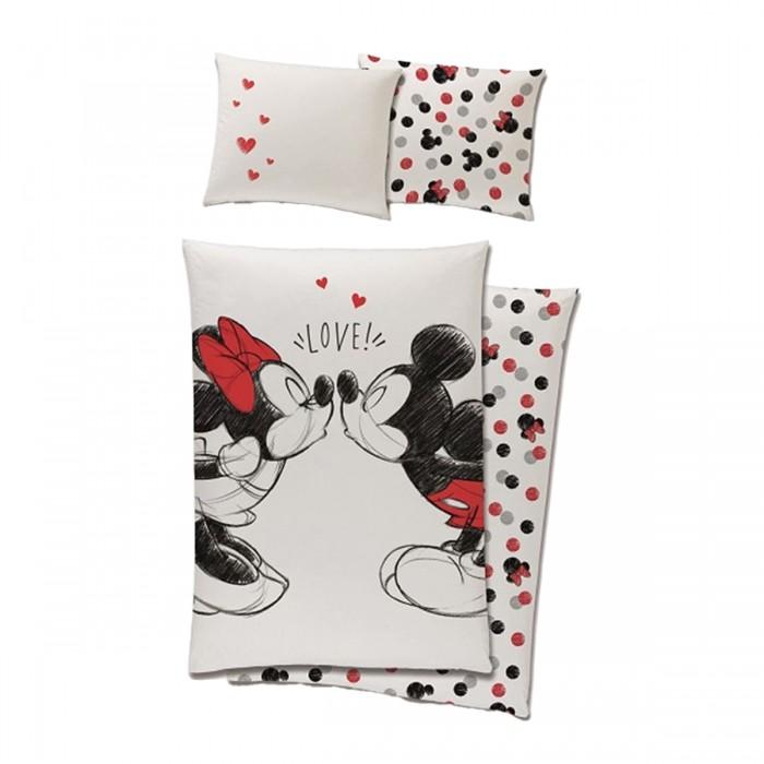 Mickey Mouse Love Single Duvet Cover Set