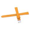Seiko Band Leather Watch Strap 13mm Orange Women's with Care Instructions