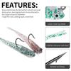 7cm 5g Bionic Forktail Lure: Soft Gray Lead Head Bait for Mandarin Fish & Perch