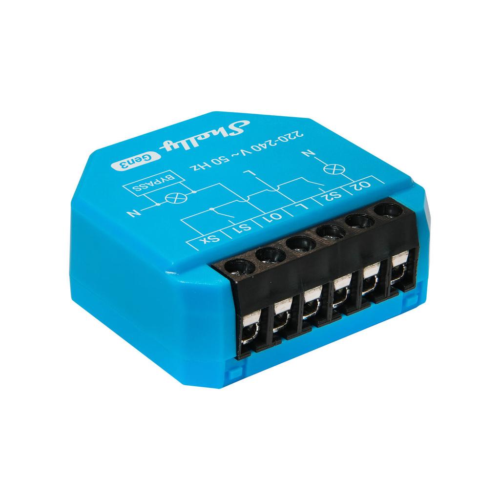 Smart Plug Shelly S3SW-0A2X4EUL Bluetooth Wi-Fi 230 V 16 A
