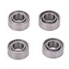 4Pcs Stainless Steel Ball Bearings 5x10x4mm for Arrma 3S 1 10  Remote Control Cars