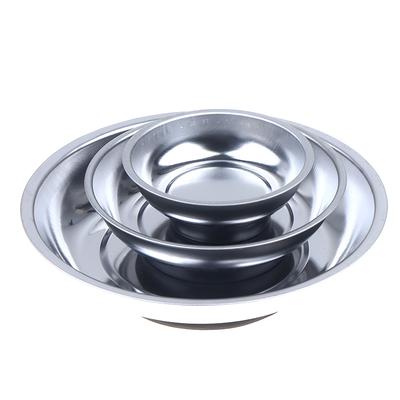 3-6 Inch Magnetic Tool Bowl Stainless Steel Magnetic Tray Circular Magnetic Parts Bowl Screws Sockets Storage Tray
