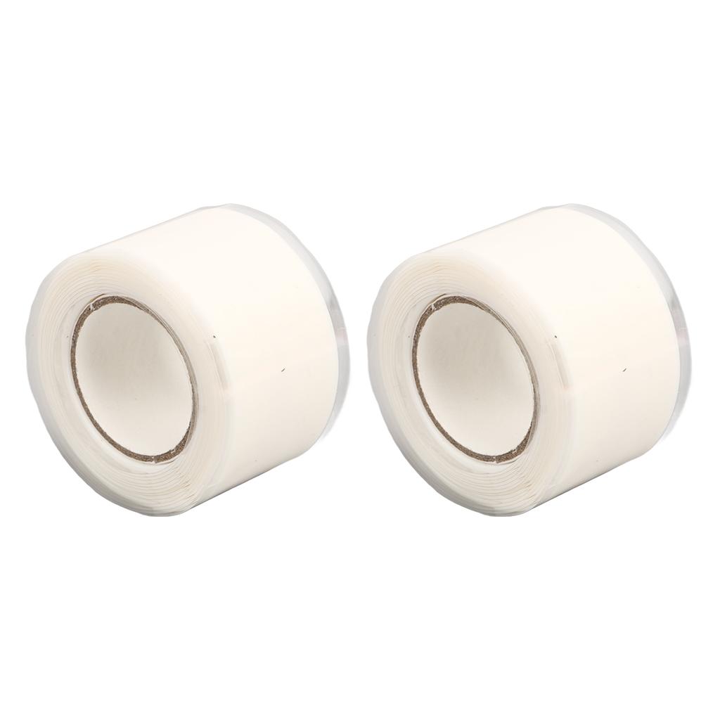 2pcs Silicone Grip Tapes Self Fusing Flexible Tape Portable Double Sided Sealing Tape for Canoe