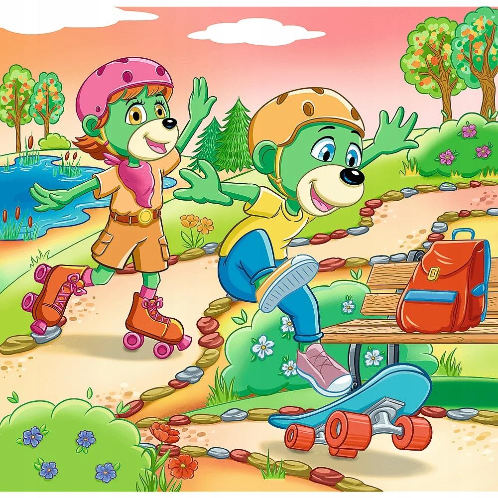 PUZZLE 3W1 POZNAJ TREFLIKI 34872