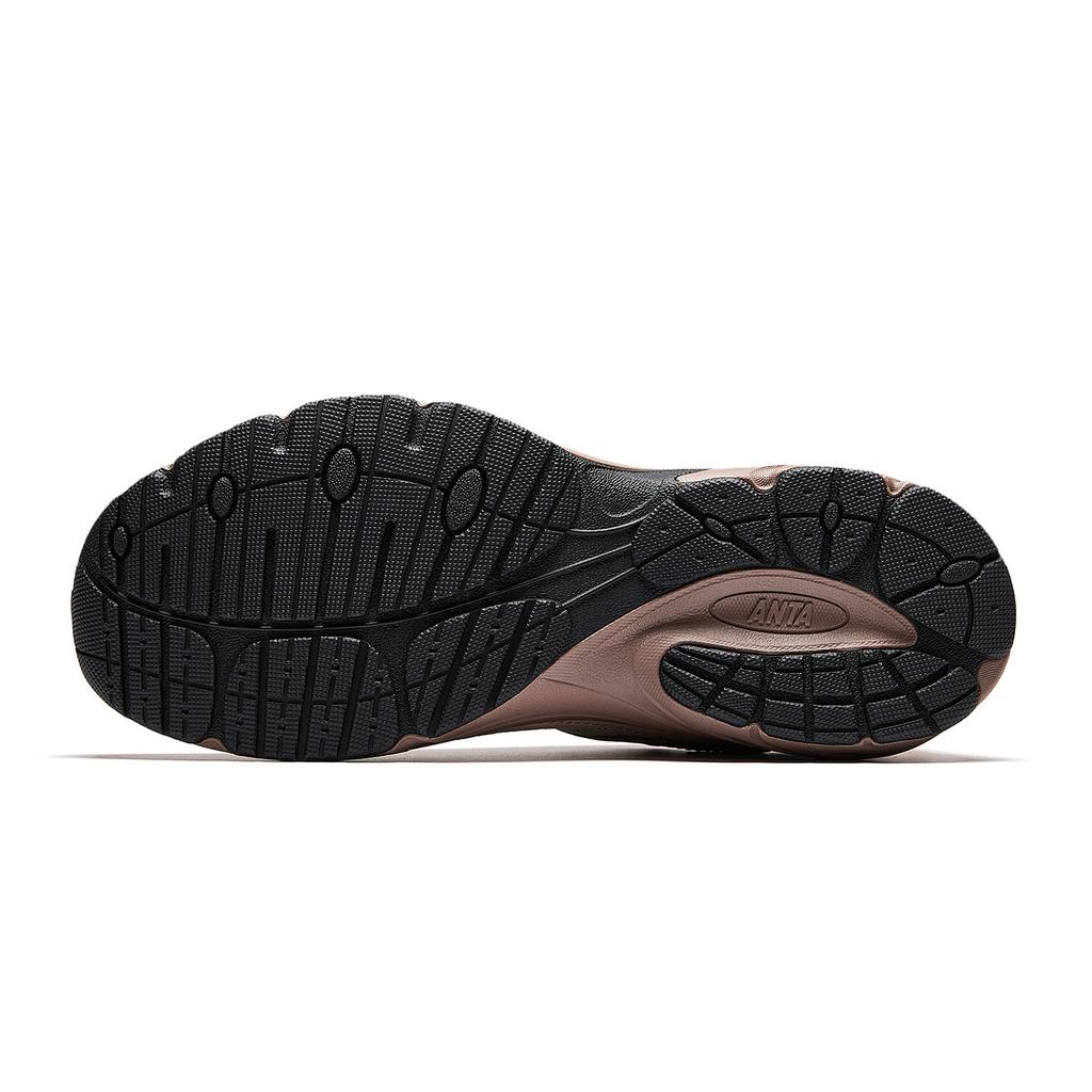 Anta AT804 Millennium Retro Trendy Versatile Lightweight Durable Cushioning Low-Top Lifestyle Casual Shoes Women Sneaker Gray Brown 922548866-4