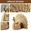 Подсвечник Павлин, Dancing Peacock Figurine Candle Holder,  Behoma