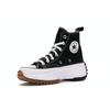 Converse Run Star Hi Black Unisex Sneakers White Gum 166800C