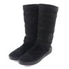 Great Boots Black Mouton Women 38 G26557 Used
