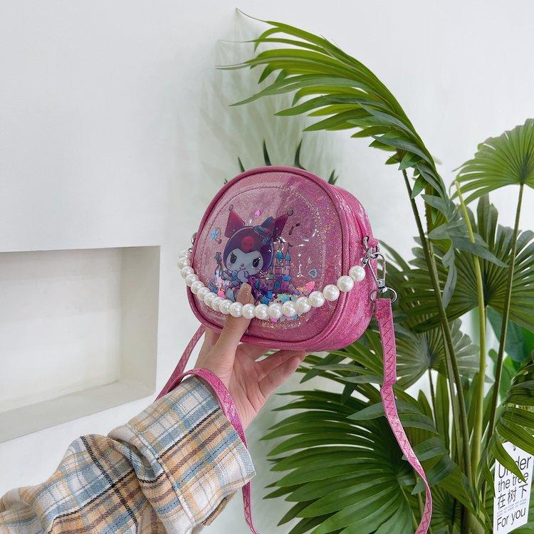 Fashion Children's Bag, Little Girl Out Trendy Accessories Bag, Change Bag, Cute Cartoon Beaded Handbag, Messenger Bag