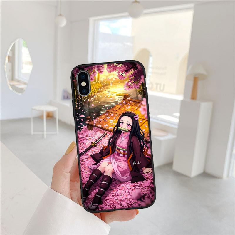 Demon Slayer Art New High-End Shell Phone Case for iPhone SE X XS XR 16E 11 17 Pro Max 8 7 6 6s Plus
