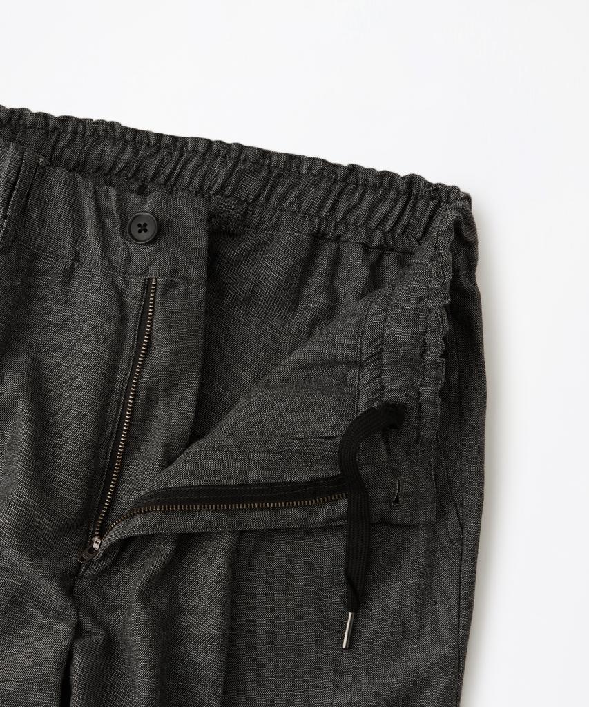 OUTSTANDING Linen Cotton Comfort Pants_Charcoal