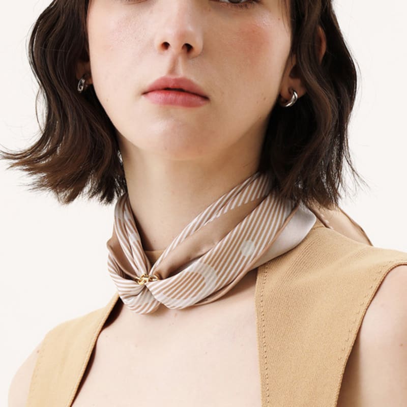 ONSZ Stripes Logo Diamond Silk Scarf