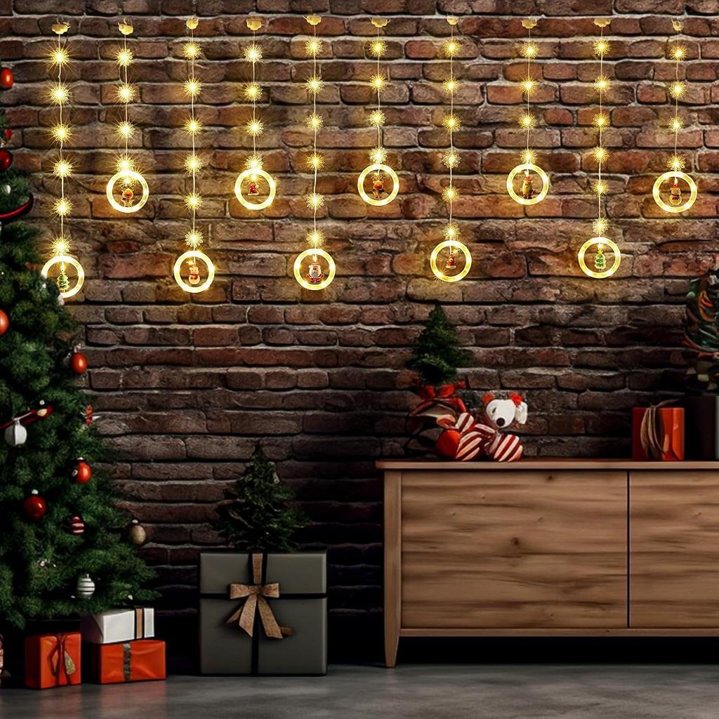 LED Flashing Curtain Lights for Christmas – Indoor Decorative Atmosphere Lighting