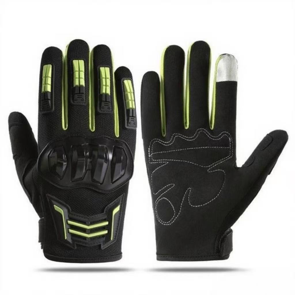 Outdoor Sports Motorcycle Half Finger Hard Shell Tactical Gloves Anti-Slip Hand Grips for Men Women Wear-Resistant Protective M зелёный