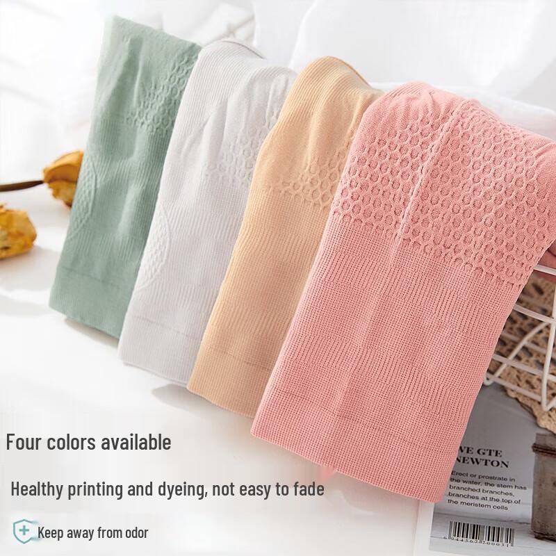 

Женское бесшовное нижнее белье LangSha с высокой талией и контролем живота - 4 штуки