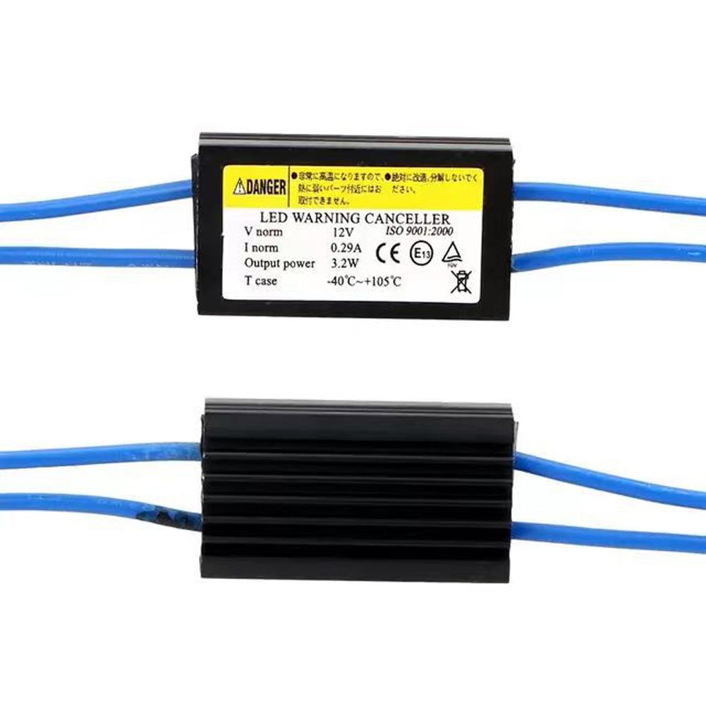 T10 12V LED Canbus Decoder Cable Load Resistance Warning Decoder Eliminates Light Faults Decoders Plug and Play