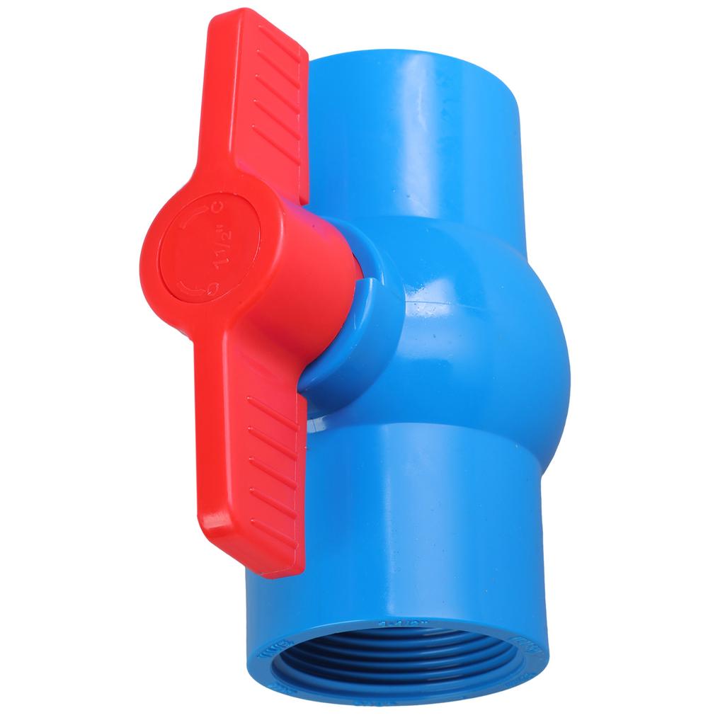 Practical Sturdy PVC Manual Round Valves Right Twist Simple Use 47mm Suitable for Home And Industrial Applications