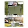 Charmline 35 x 22 cm Portable Charcoal BBQ Stove, Foldable Compact Camping Equipment for 1-3 People, Ideal for Garden, Beach, Picnic and Table Use,