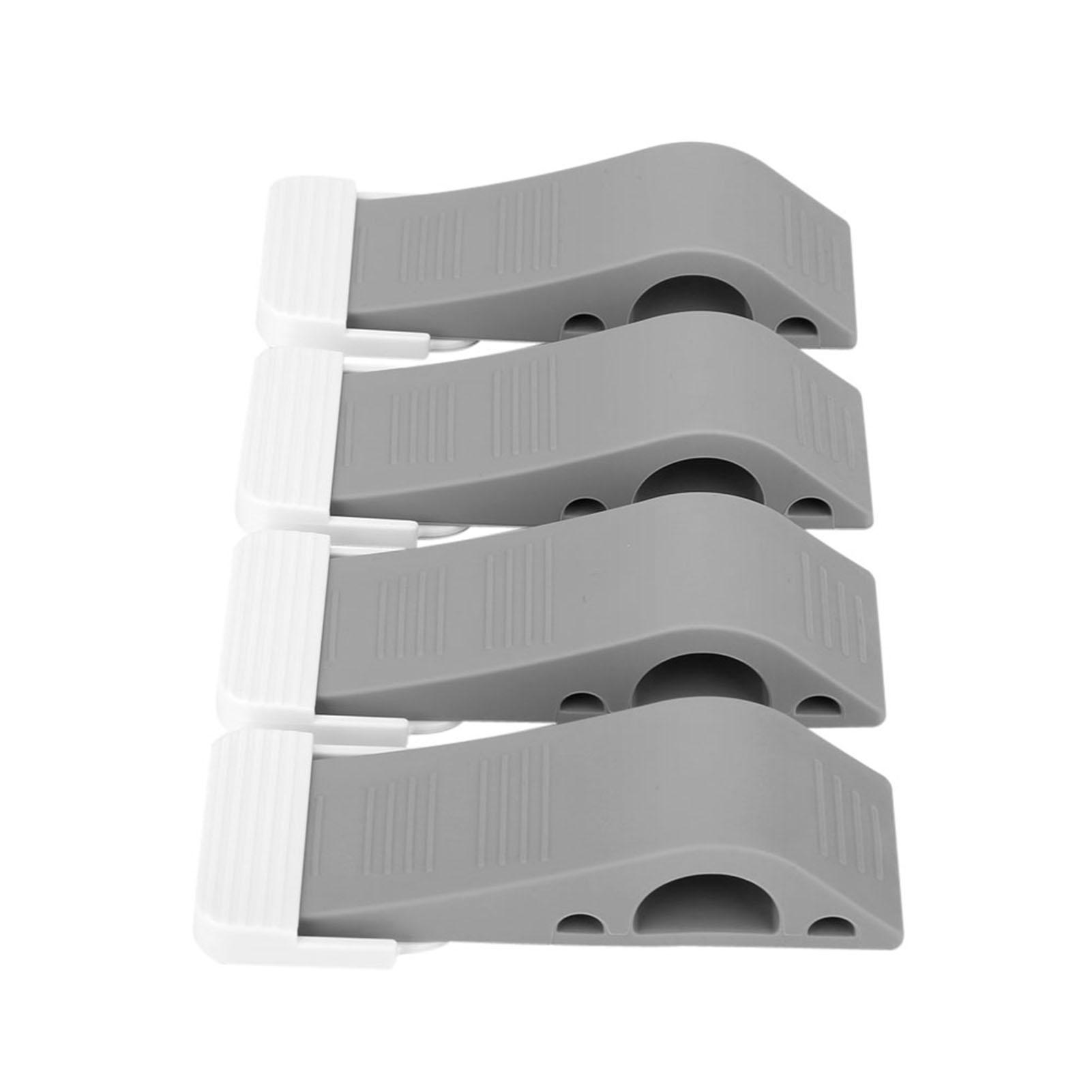 

4 шт. в упаковке для домашнего офиса, дверной стопор из термопластичной резины, клиновидный стопор для безопасности детских пальцев