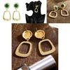 Modern Geometric Alloy Earrings For Women Fashionable And Chic Jewelry