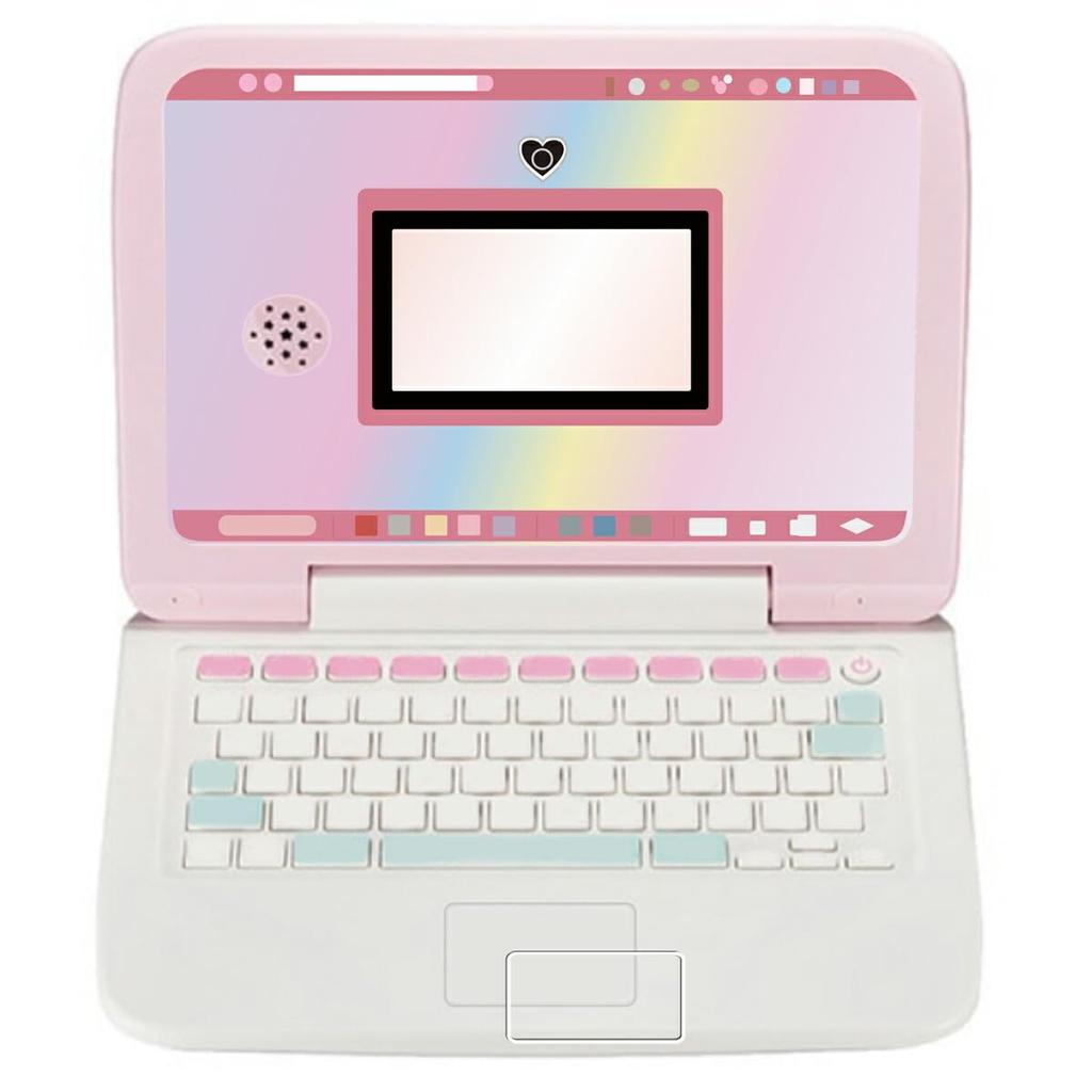 ClearView Camera Mouse Makeover with Sanrio Characters PC Touchpad Protector Made In Japan & Kawaii! [Anti-Fingerprint Clear] Bubble-Free