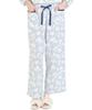Narue Pajama Cream Puff Gauze with Flower Stitching Women's Set, (R)