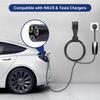 For Tesla Charger Holder Wall-Aligned Mount Space-Saving, NACS Charger Cable Holder Organizer For Tesla Model 3/Y/X/S & NACS Chargers