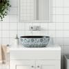 Black and Oval Countertop Basin 47x33x13 Cm Ceramic