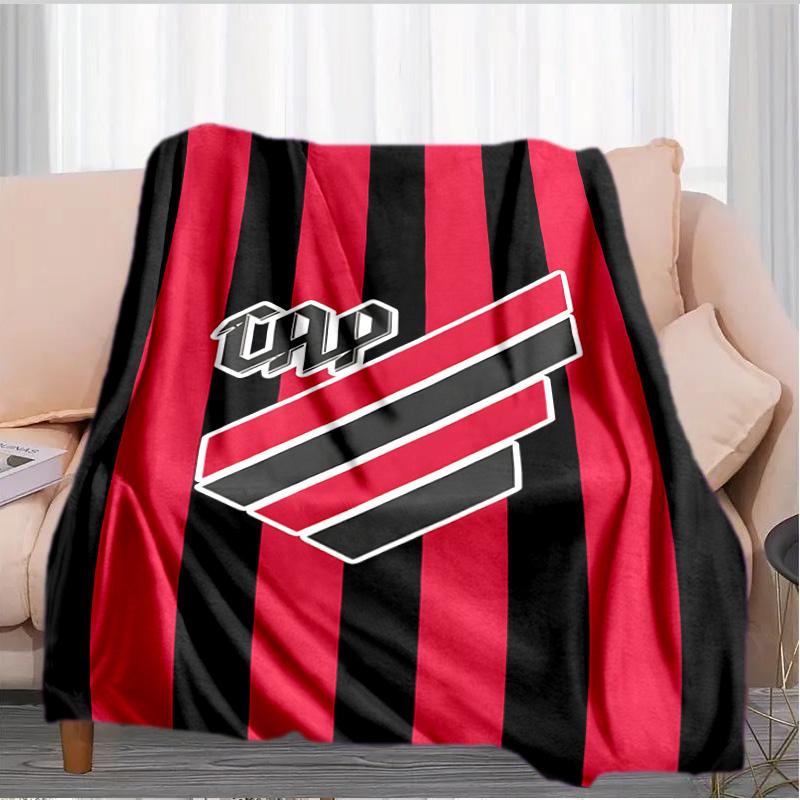 Red And Black Sport Emblem Printed Throws Blanket Soft Flannel Blankets for Couch Bed Gifts for Men Women Picnic blanket Christmas gifts