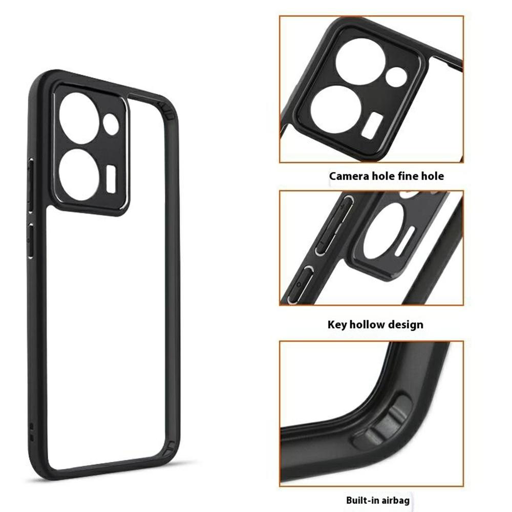 For Realme P3 Ultra 5G Case Shockproof PC + TPU Clear Back Phone Cover