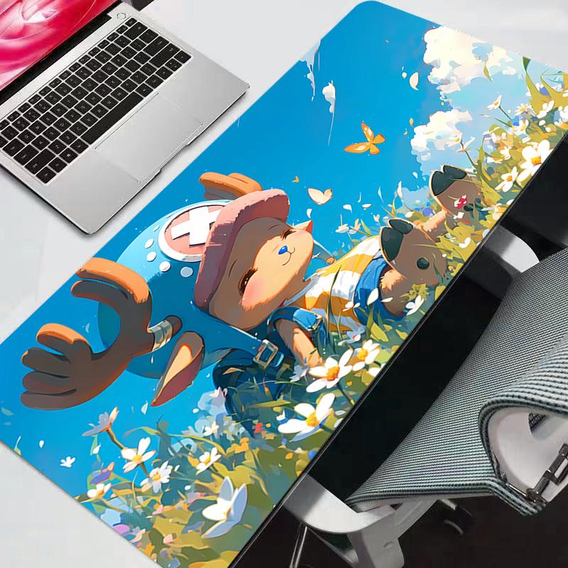 Mouse Pad Notbook Gamer Large Keyboard NonSlip Rubber Computer Carpet Desk Mat PC One Piece Gamer MousePad Anime